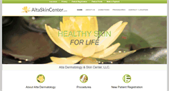 Desktop Screenshot of altaskincenter.com